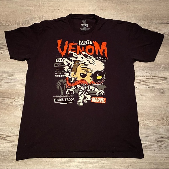 Funko Pop Anti Venom 401 Eddie Brock T-Shirt ONLY Men’s Size Large - Picture 1 of 4